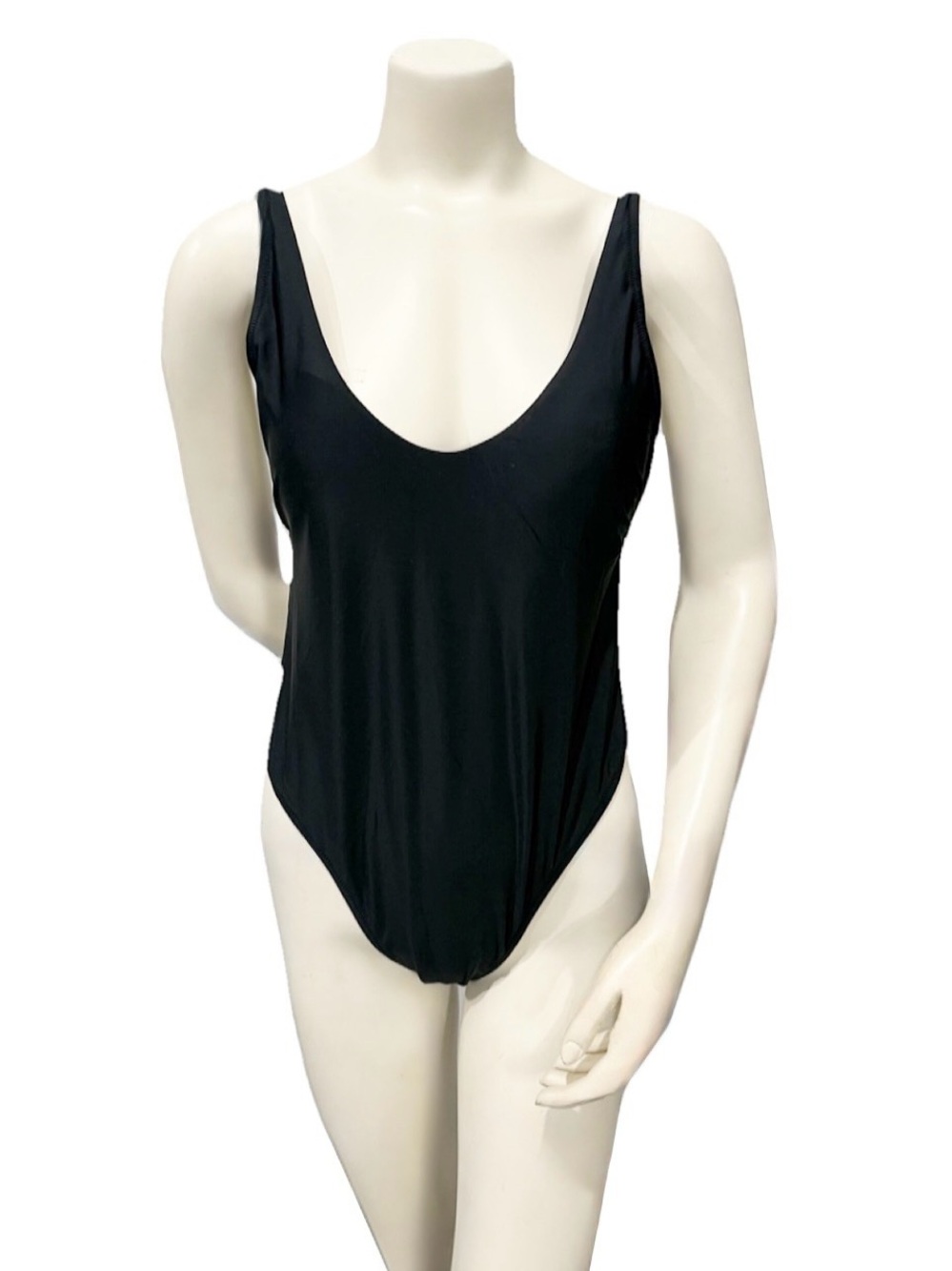 NWT RELLECIGA Black High Cut Thong One Piece Swimsuit 2XL MSRP $119 - Picture 3 of 10